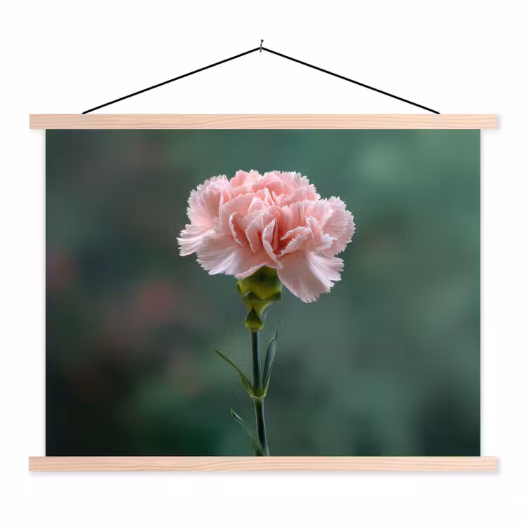 Schoolplaat - Anjer - Roze - Bloemblaadjes — 1