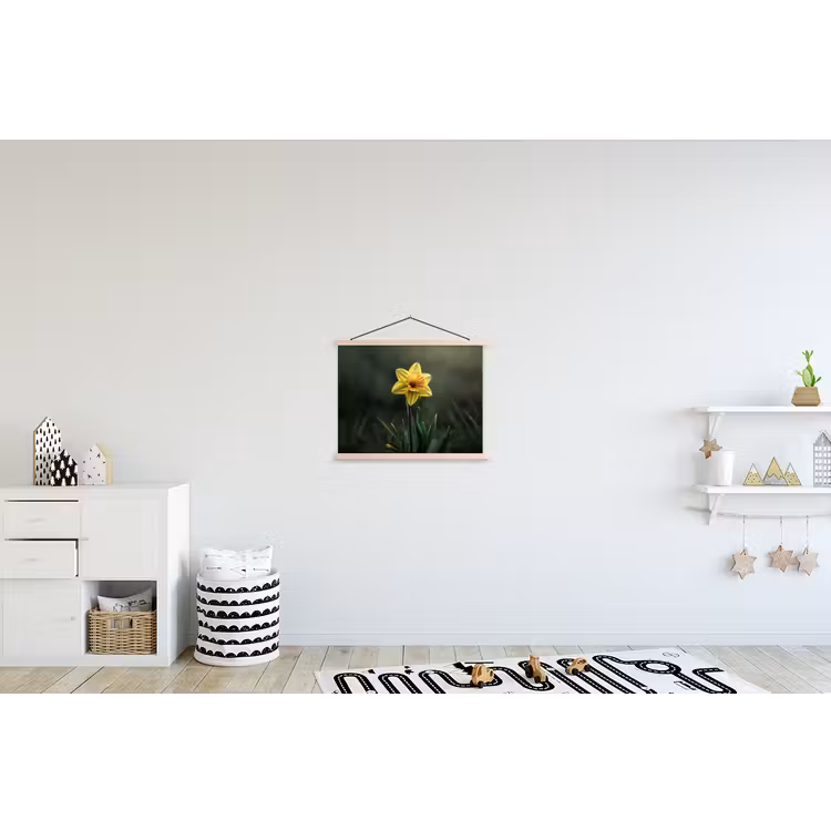 Schoolplaat - Bloem - Narcis - Gras - Geel — 3