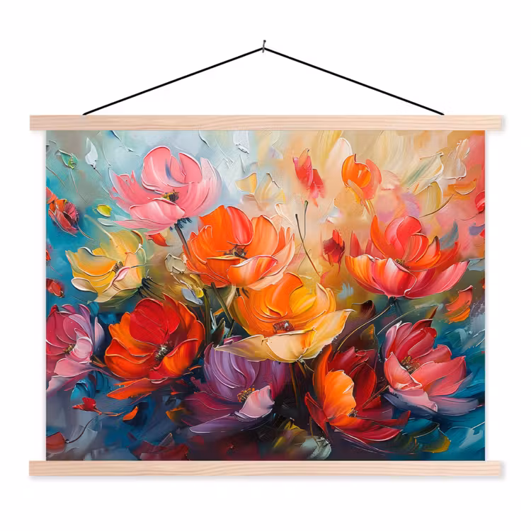 Schoolplaat - Bloemen - Kunst - Watercolor - Botanisch — 1