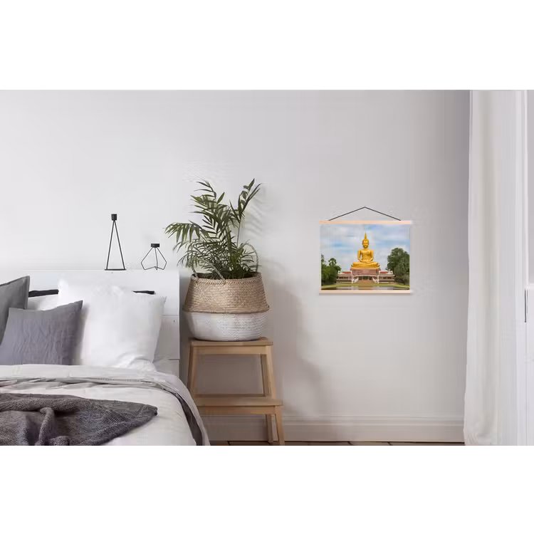 Schoolplaat - Boeddha - Buddha beeld - Goud - Religie — 2