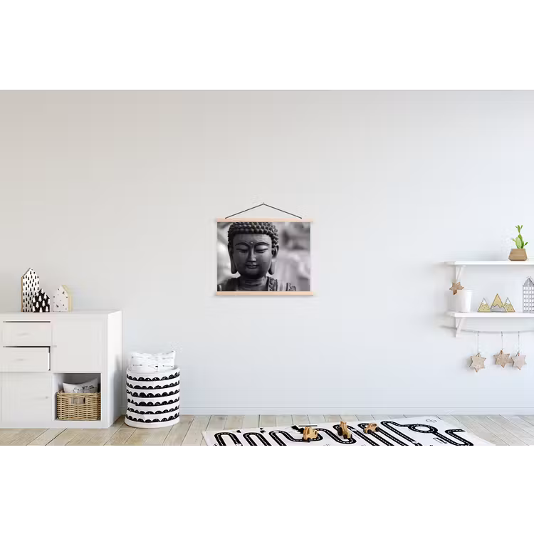 Schoolplaat - Boeddha - Grijs - Spiritualiteit - Buddha beeld - Religie — 3
