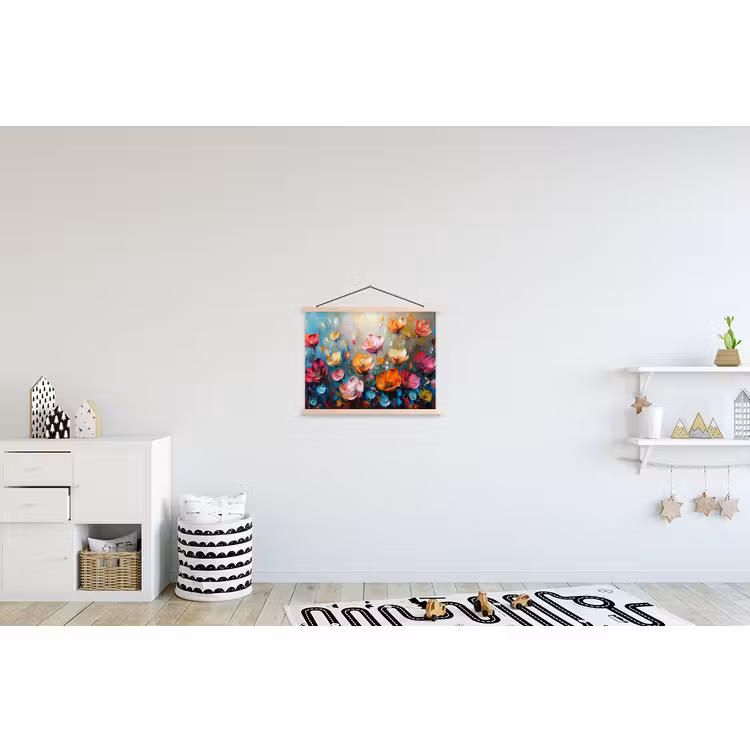 Schoolplaat - Klaprozen - Bloemen - Kunst - Botanisch — 3