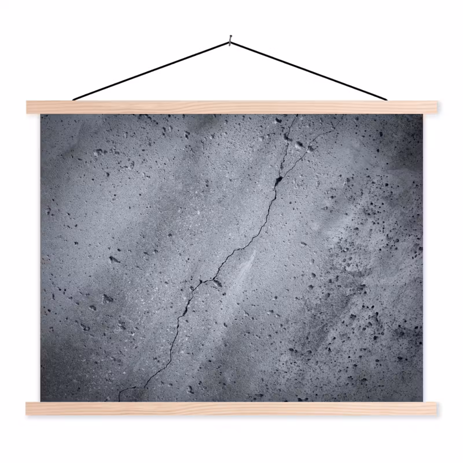 Schoolplaat - Beton - Grijs - Scheur — 1