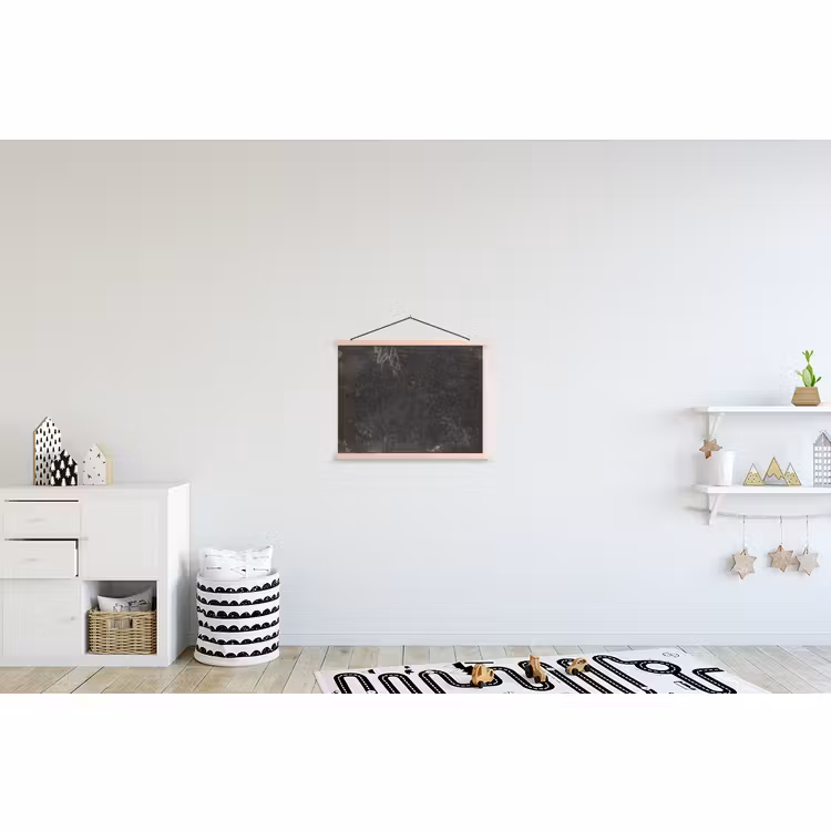 Schoolplaat - Beton - Muur - Zwart - Vintage - Industrieel — 3