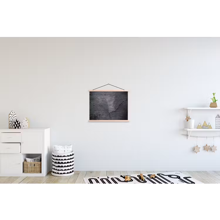 Schoolplaat - Beton - Zwart - Scheur — 3