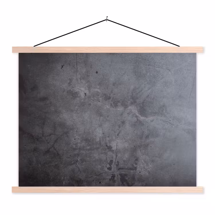 Schoolplaat - Industrieel - Beton - Grijs - Leisteen - Retro — 1