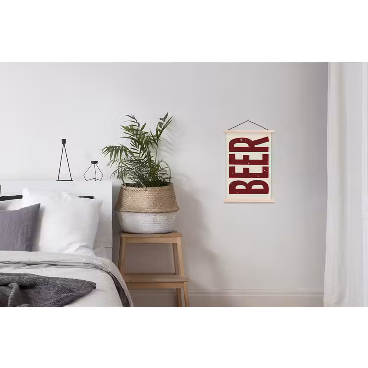 Schoolplaat - Japandi - Beer - Red - Retro — 2