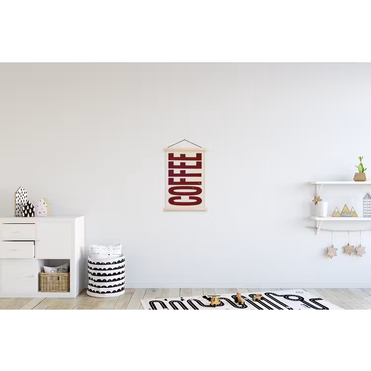 Schoolplaat - Koffie -Japandi - Rood - Vintage — 3