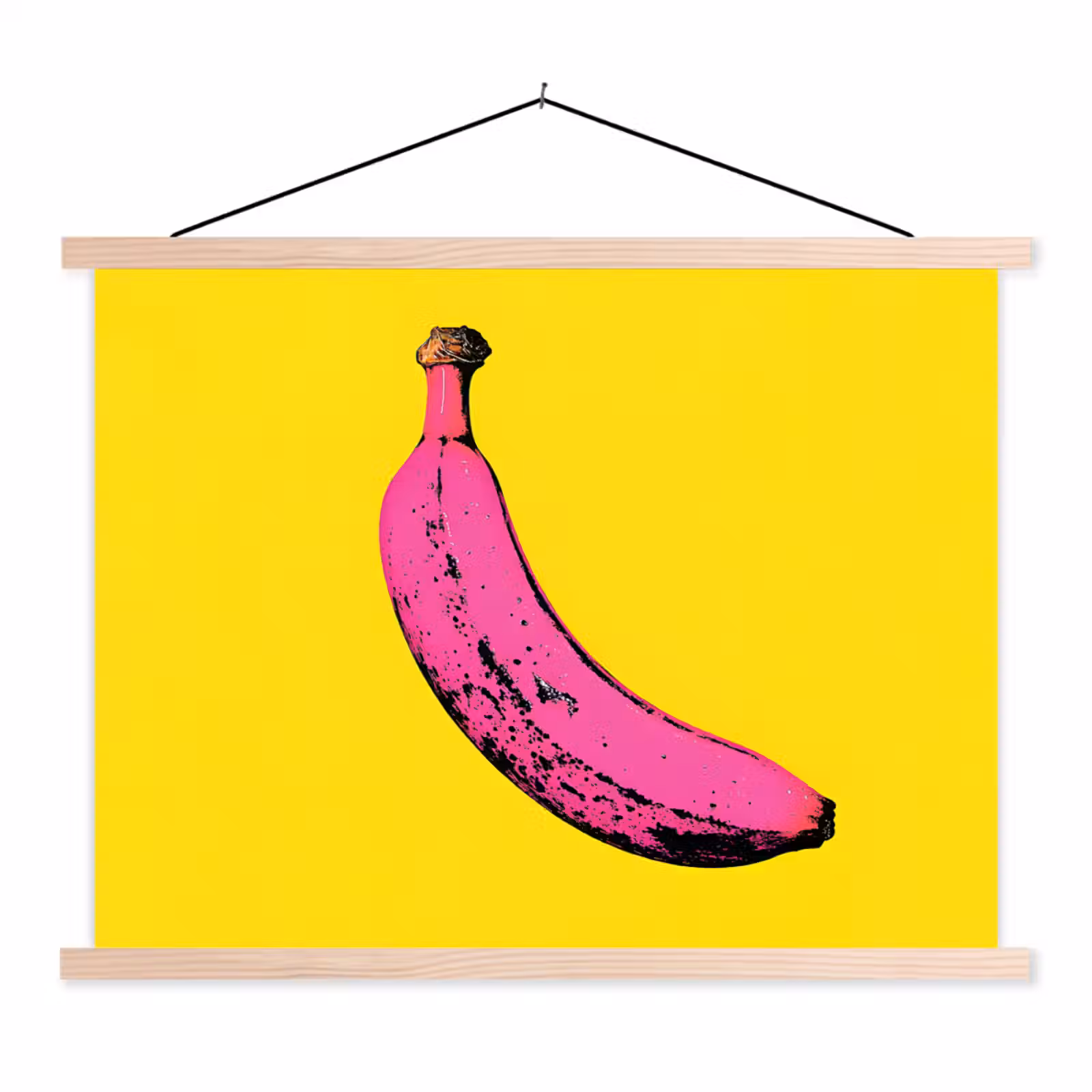 Schoolplaat - Banaan - Grafisch - Geel — 1
