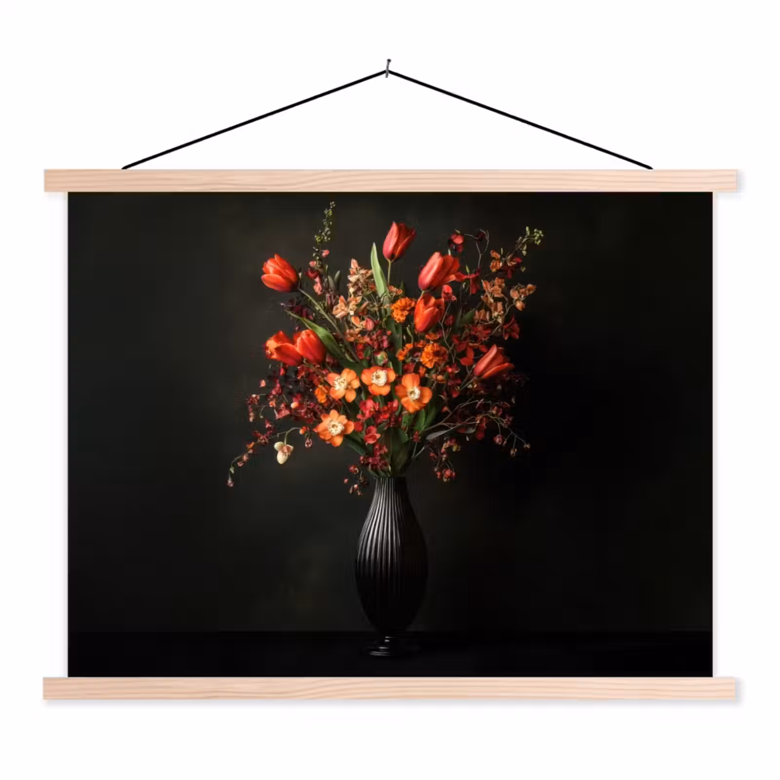 Schoolplaat - Bloemen - Takken - Boeket — 1