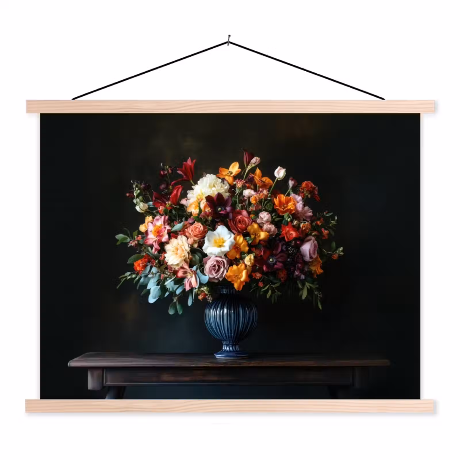 Schoolplaat - Groot - Bloemen - Vaas - Boeket — 1