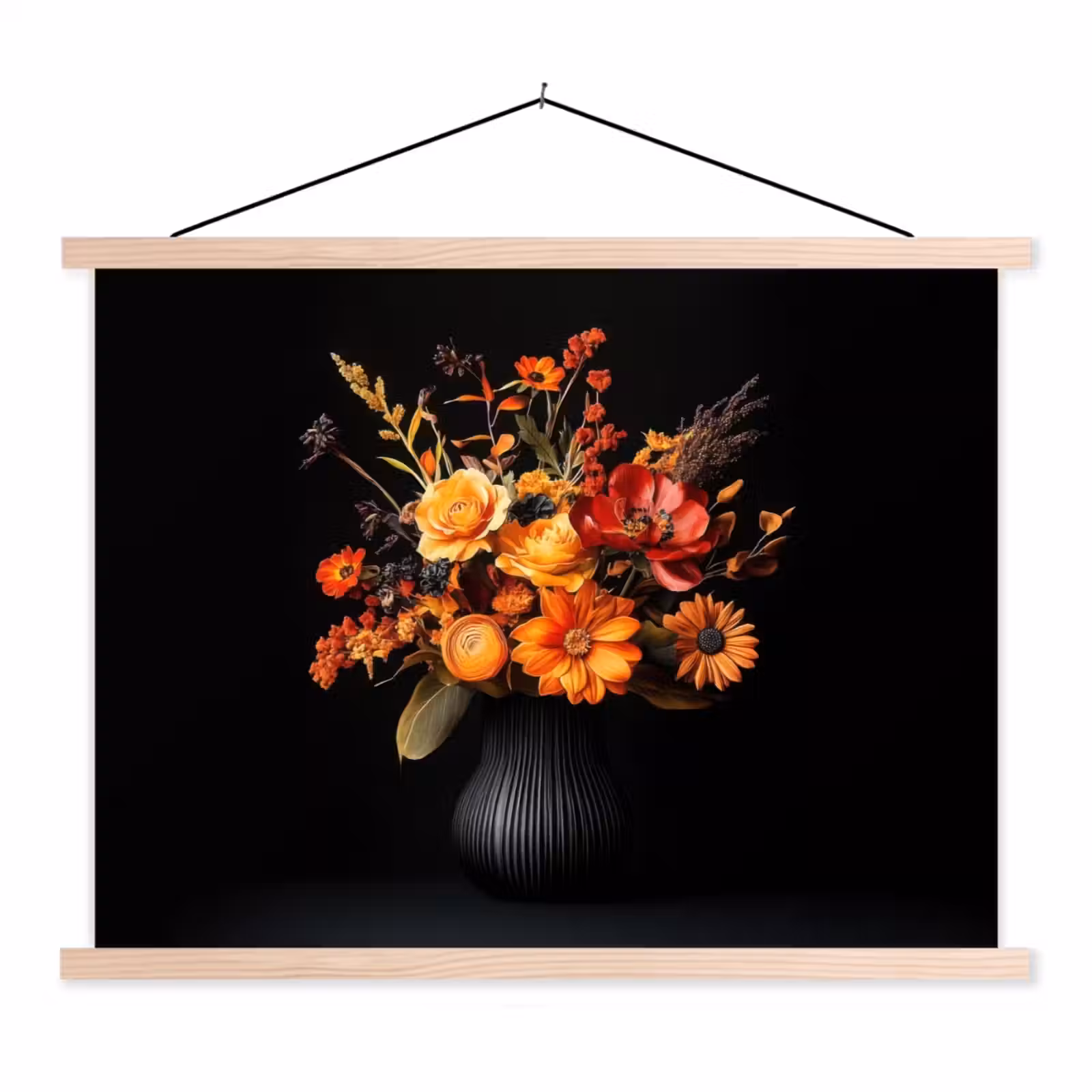 Schoolplaat - Herfst - Boeket - Oranje — 1