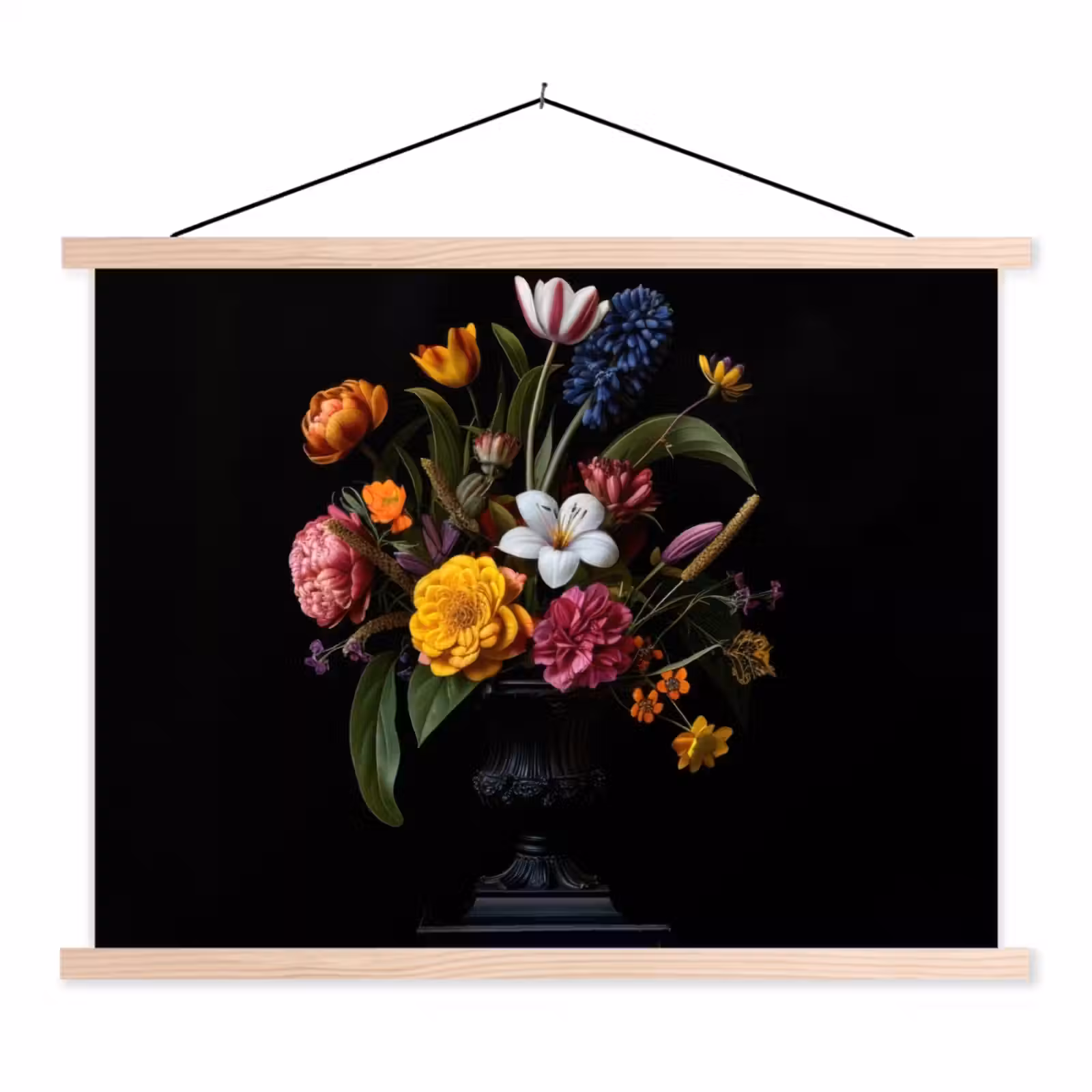 Schoolplaat - Lente - Bloemen - Klassiek - Vaas — 1