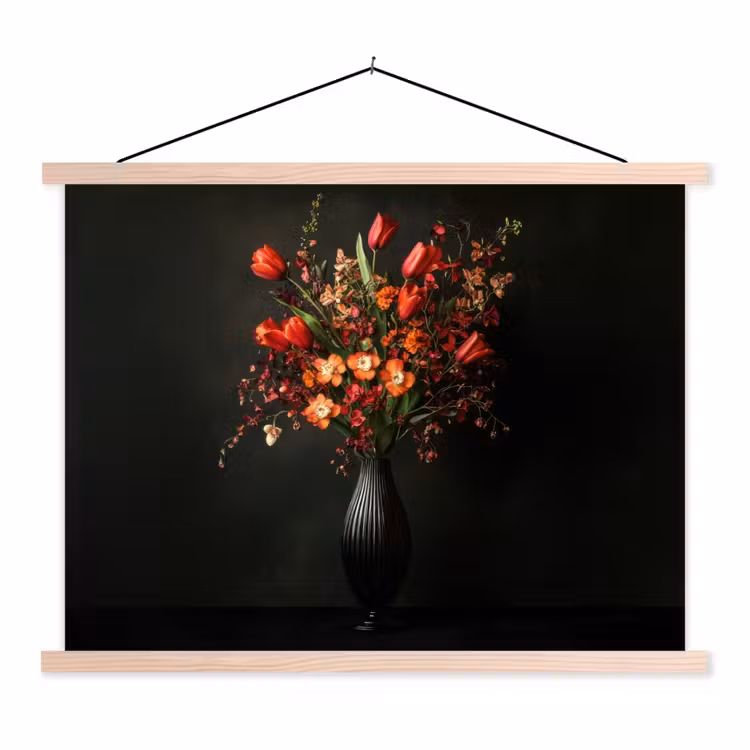 Schoolplaat - Bloemen - Takken - Boeket — 1