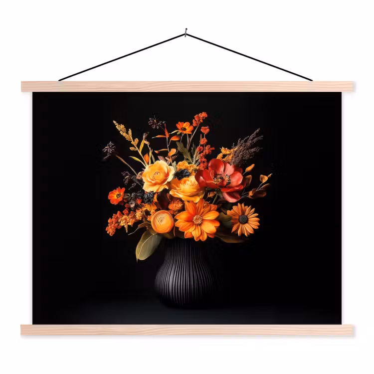 Schoolplaat - Herfst - Boeket - Oranje — 1