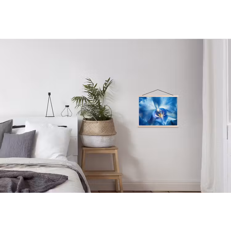 Schoolplaat - Blauw - Orchidee - Elegeant — 2