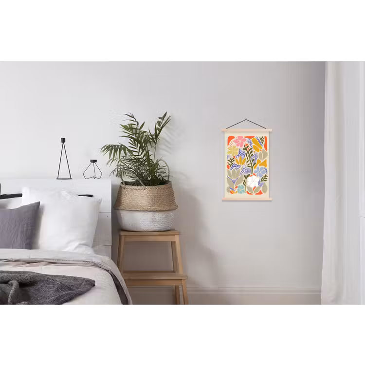 Schoolplaat - Abstract - Bloemen - Bladeren — 2