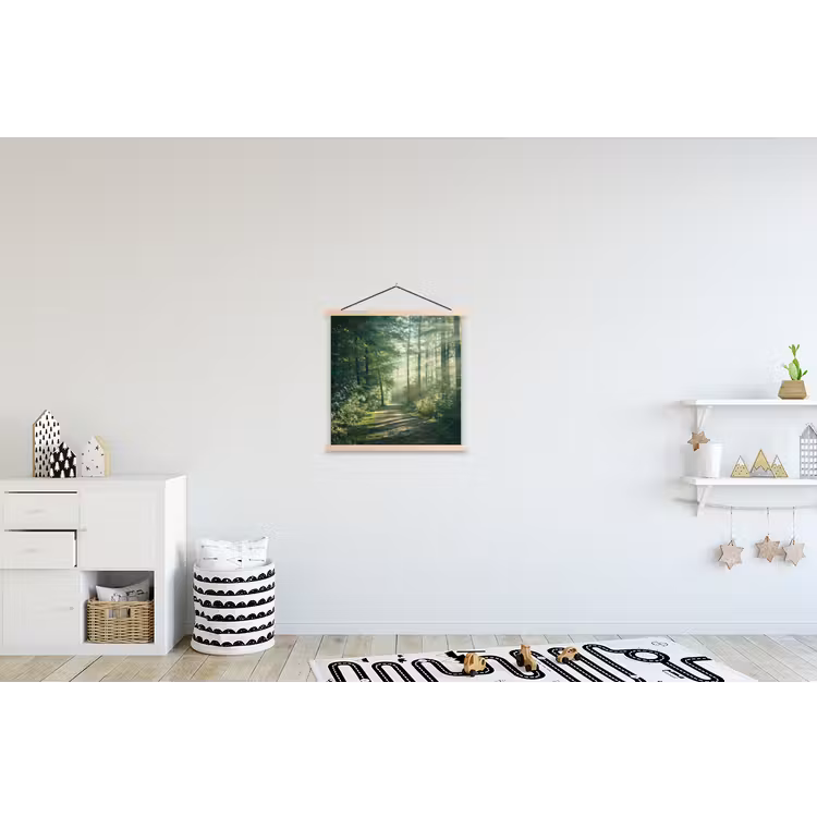 Schoolplaat - Bos - Pad - Zon - Bomen - Groen - Natuur — 3