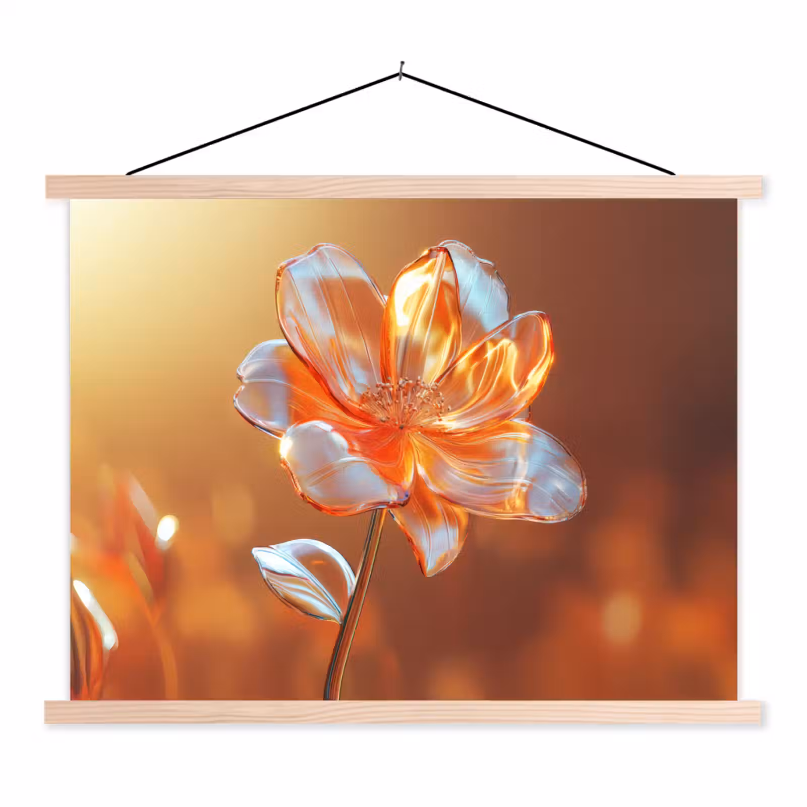 Schoolplaat - Glazen - Bloem - Zonlicht — 1