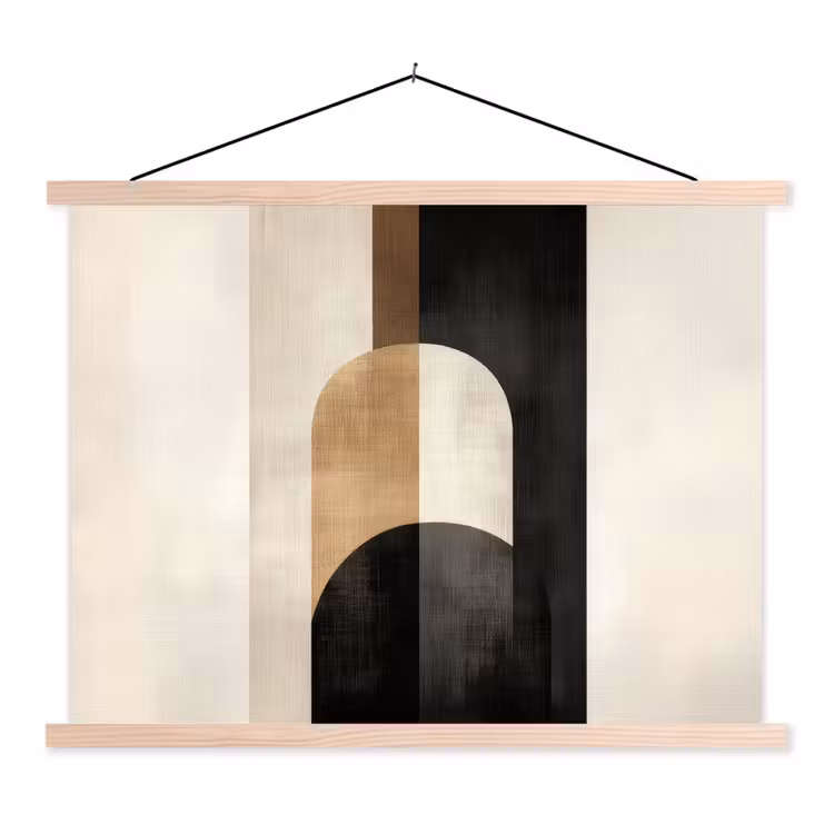 Schoolplaat - Geometrische - Vormen - Wit — 1
