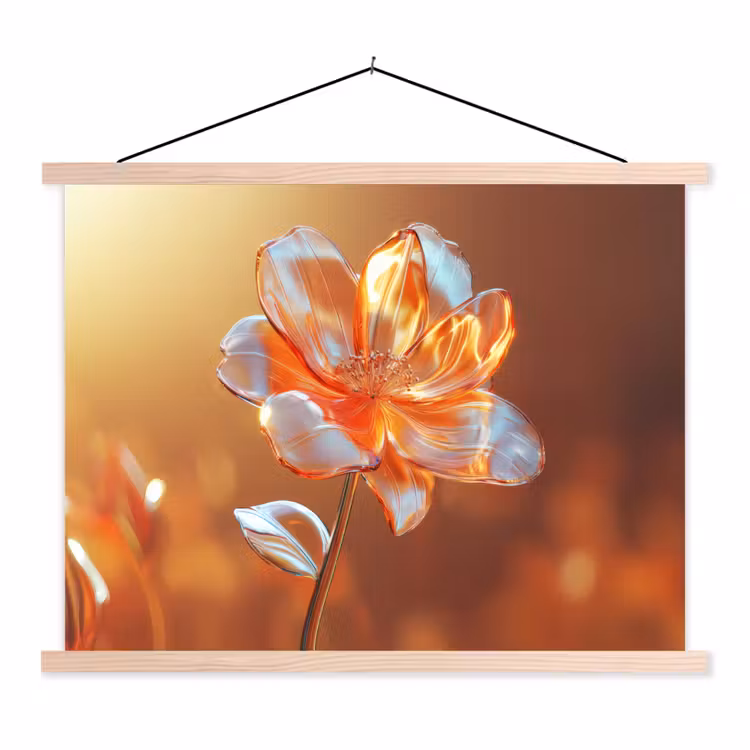 Schoolplaat - Glazen - Bloem - Zonlicht — 1