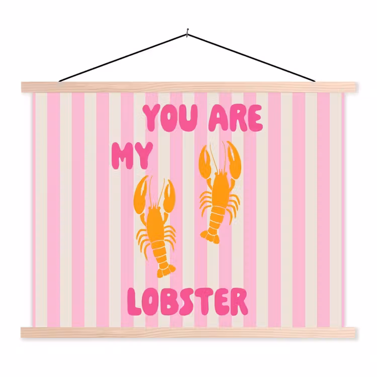 Schoolplaat - Lobster - Love - Valentijn — 1