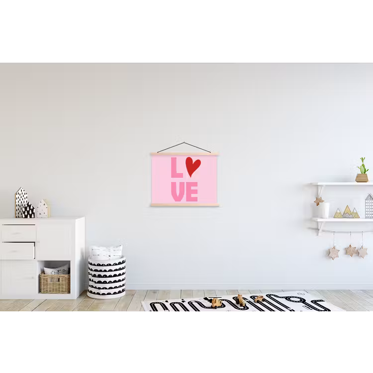Schoolplaat - Love - Roze - Hart - Valentijn — 3