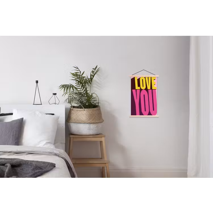 Schoolplaat - Love - Tekst - Roze - Valentijn — 2