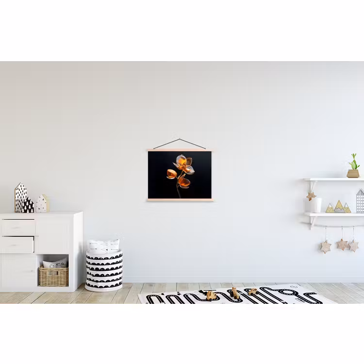 Schoolplaat - Bloem - Orchidee - Oranje — 3