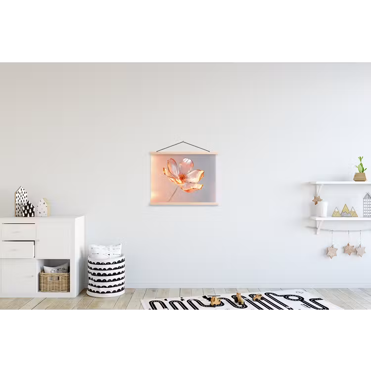 Schoolplaat - Glazen - Bloem - Roze — 3