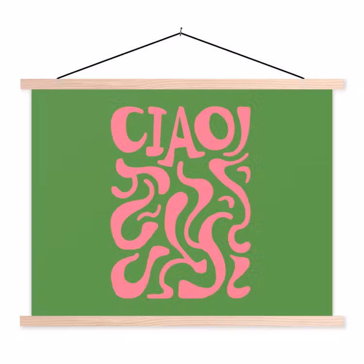 Schoolplaat - Abstract - Roze - Ciao - Vormen — 1