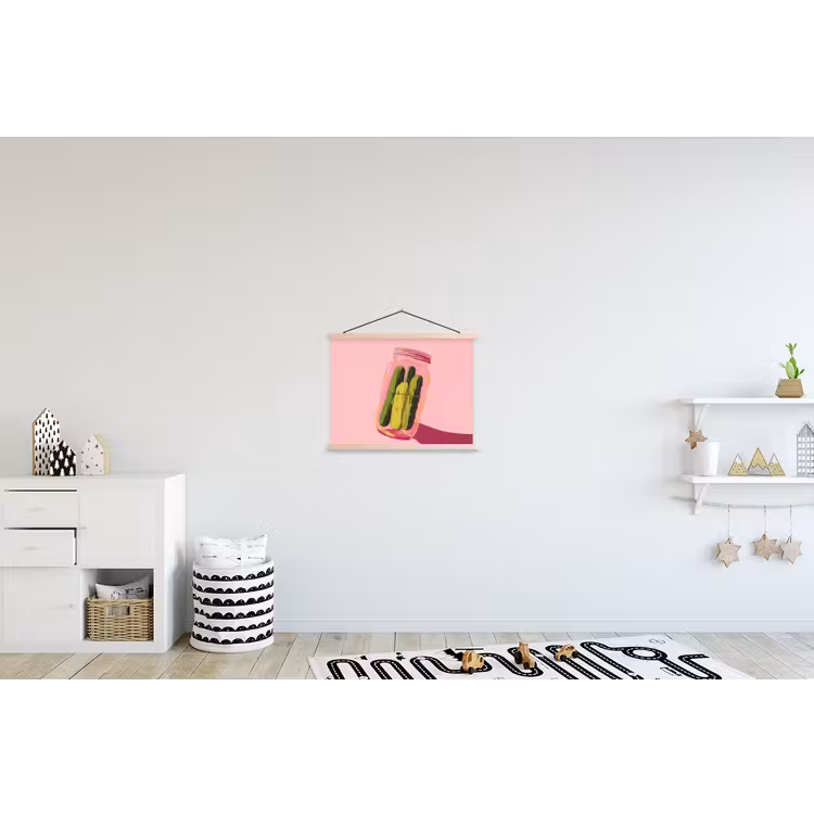 Schoolplaat - Augurken - Pot - Schaduw - Roze — 3