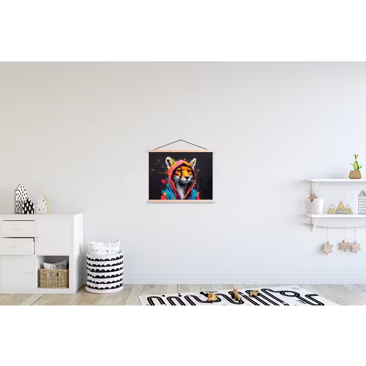 Schoolplaat - Graffiti - Vos - Jas - Pop art — 3