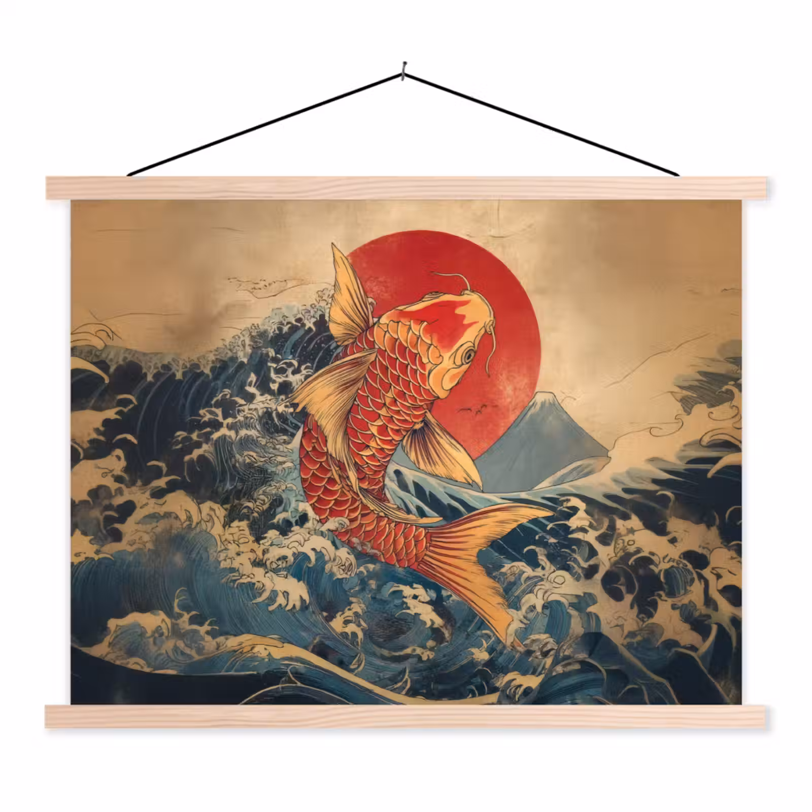 Schoolplaat - Koi - Zee - Golven - Zon — 1