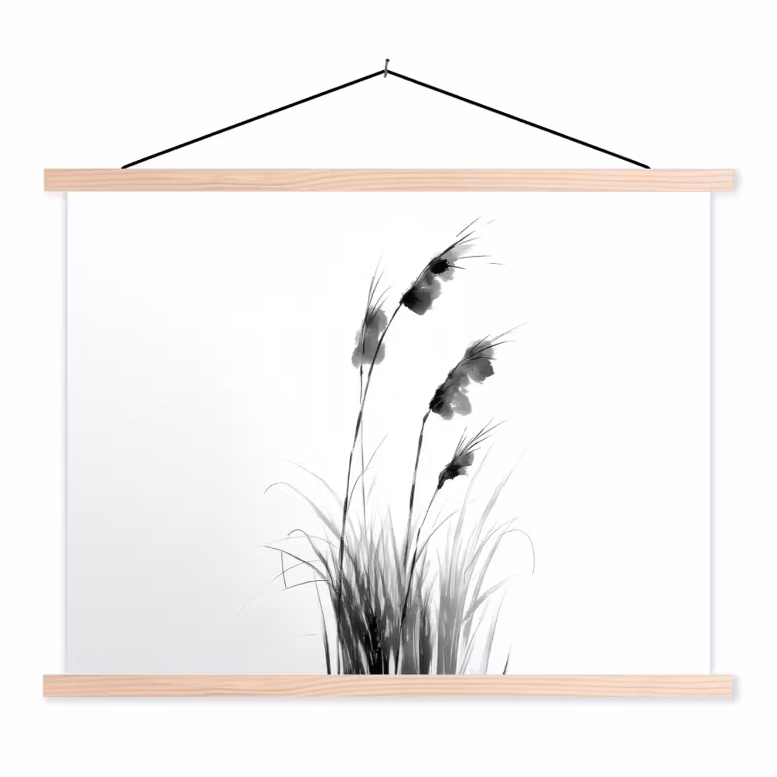 Schoolplaat - Minimalistisch - Stelen - Wit — 1