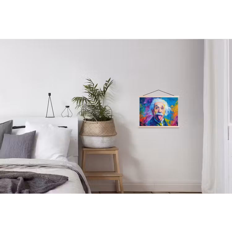 Schoolplaat - Oude man - Expressief - Kleurrijk — 2