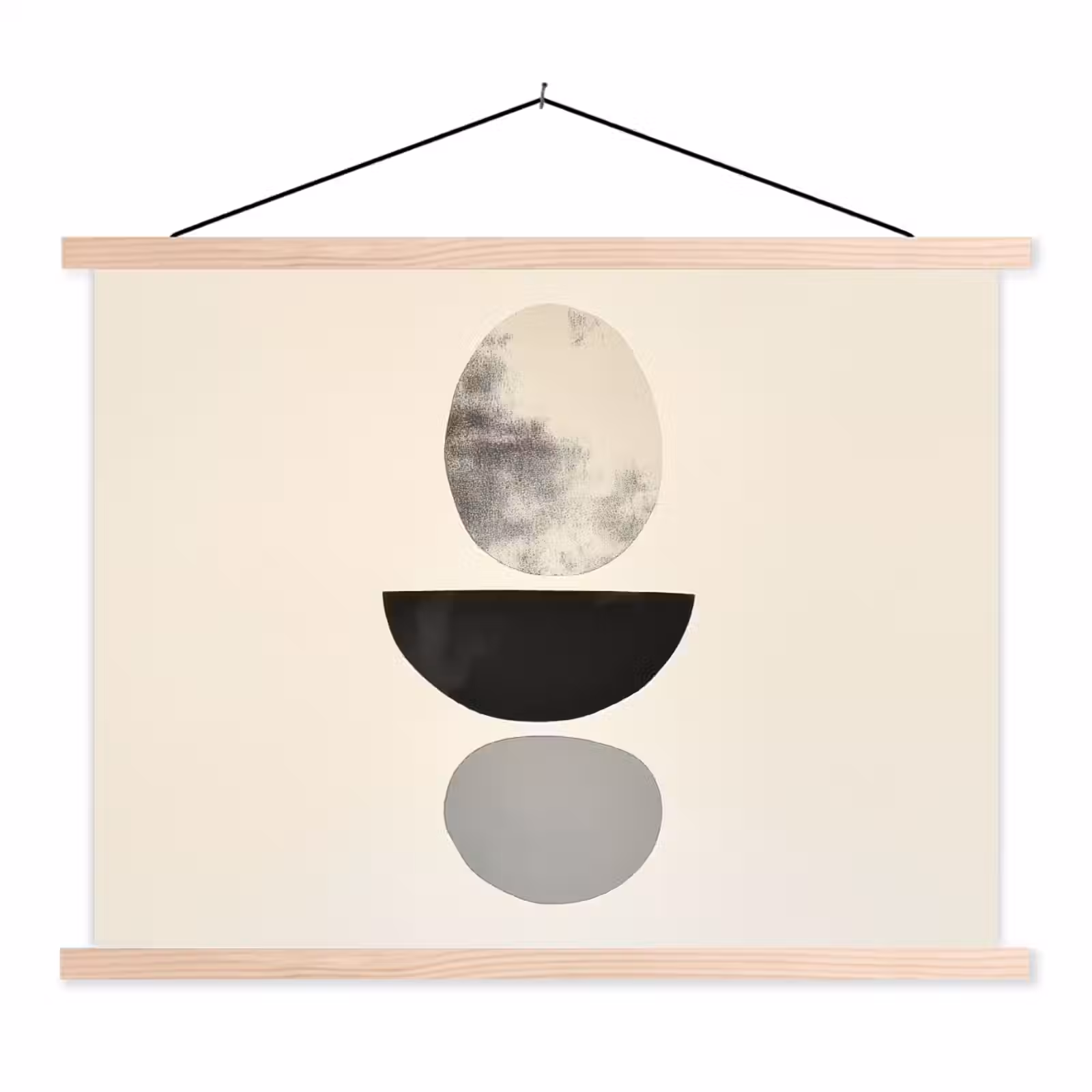 Schoolplaat - Beige - Japandi - Wabi sabi — 1