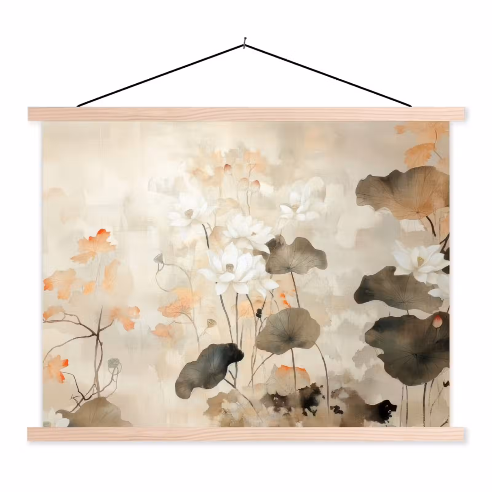 Schoolplaat - Bloemen - Japandi - Wabi sabi — 1