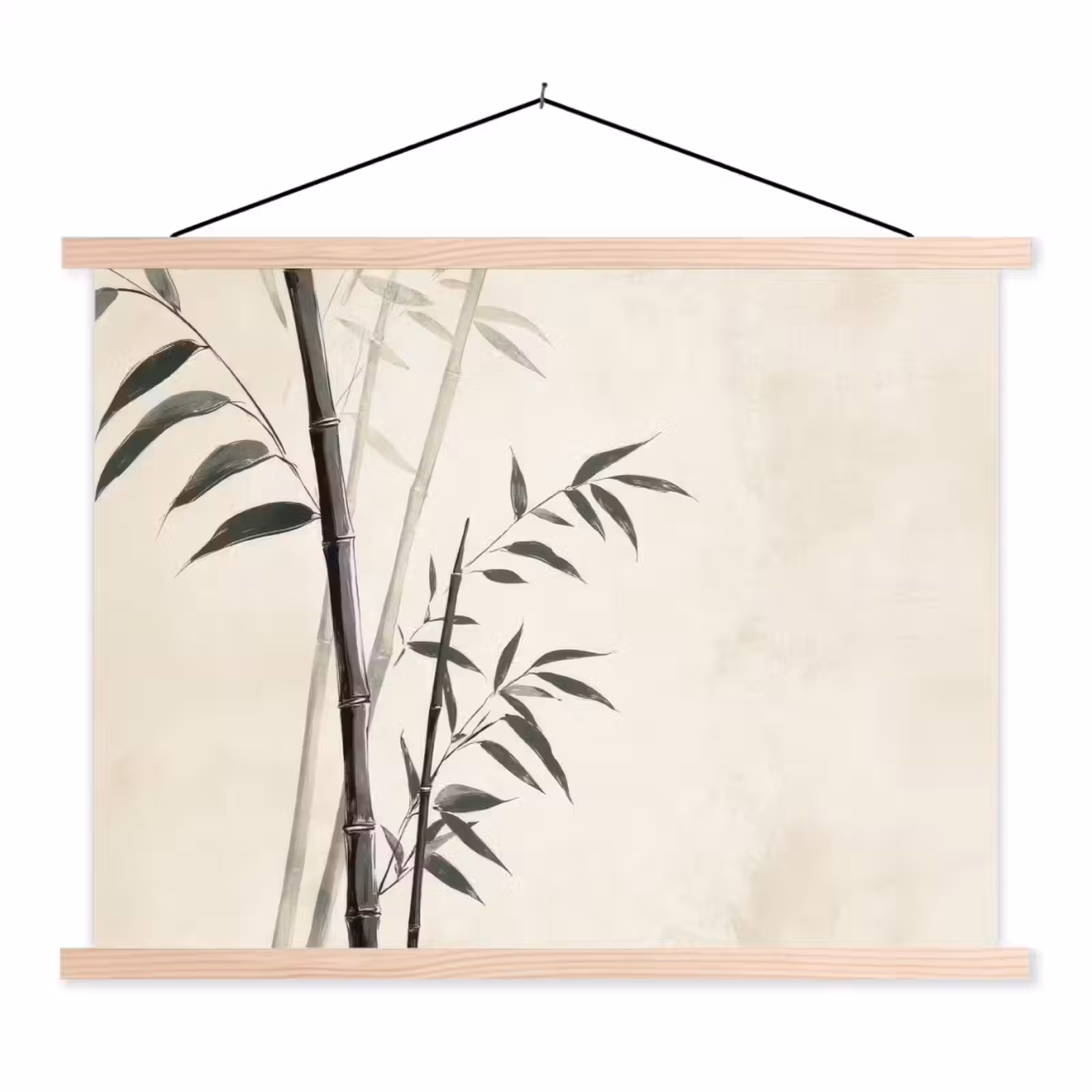 Schoolplaat - Japandi - Bamboe - Beige — 1