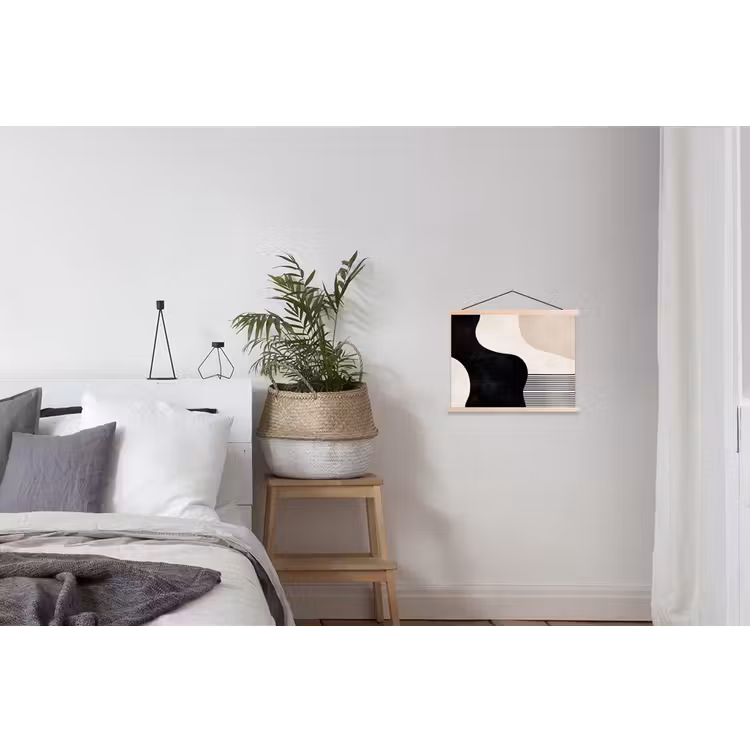 Schoolplaat - Abstract - Japandi - Beige - Modern — 2