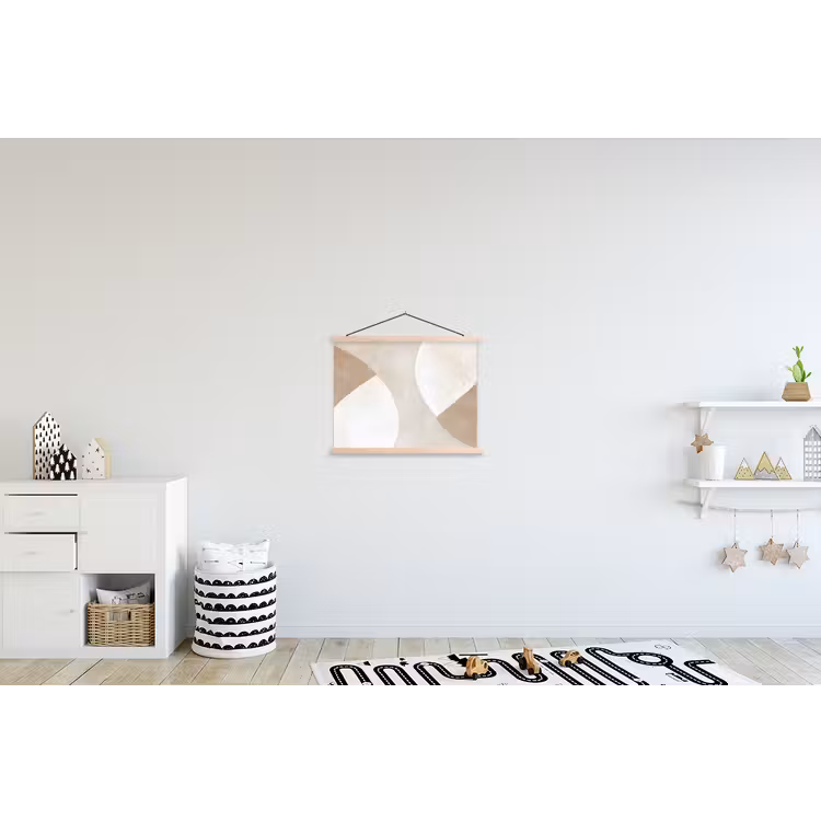 Schoolplaat - Bruin - Japandi - Abstract — 3