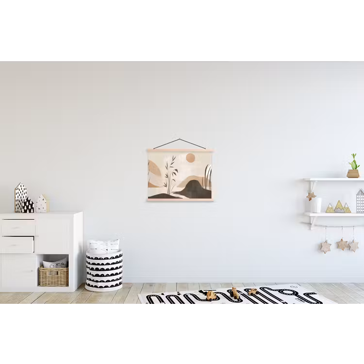 Schoolplaat - Japandi - Landschap - Beige — 3