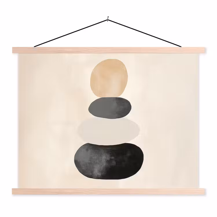 Schoolplaat - Japandi - Wabi sabi - Beige — 1
