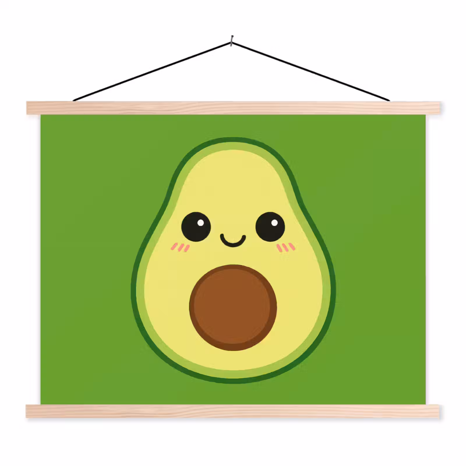 Schoolplaat - Avocado - Groen - Speels — 1