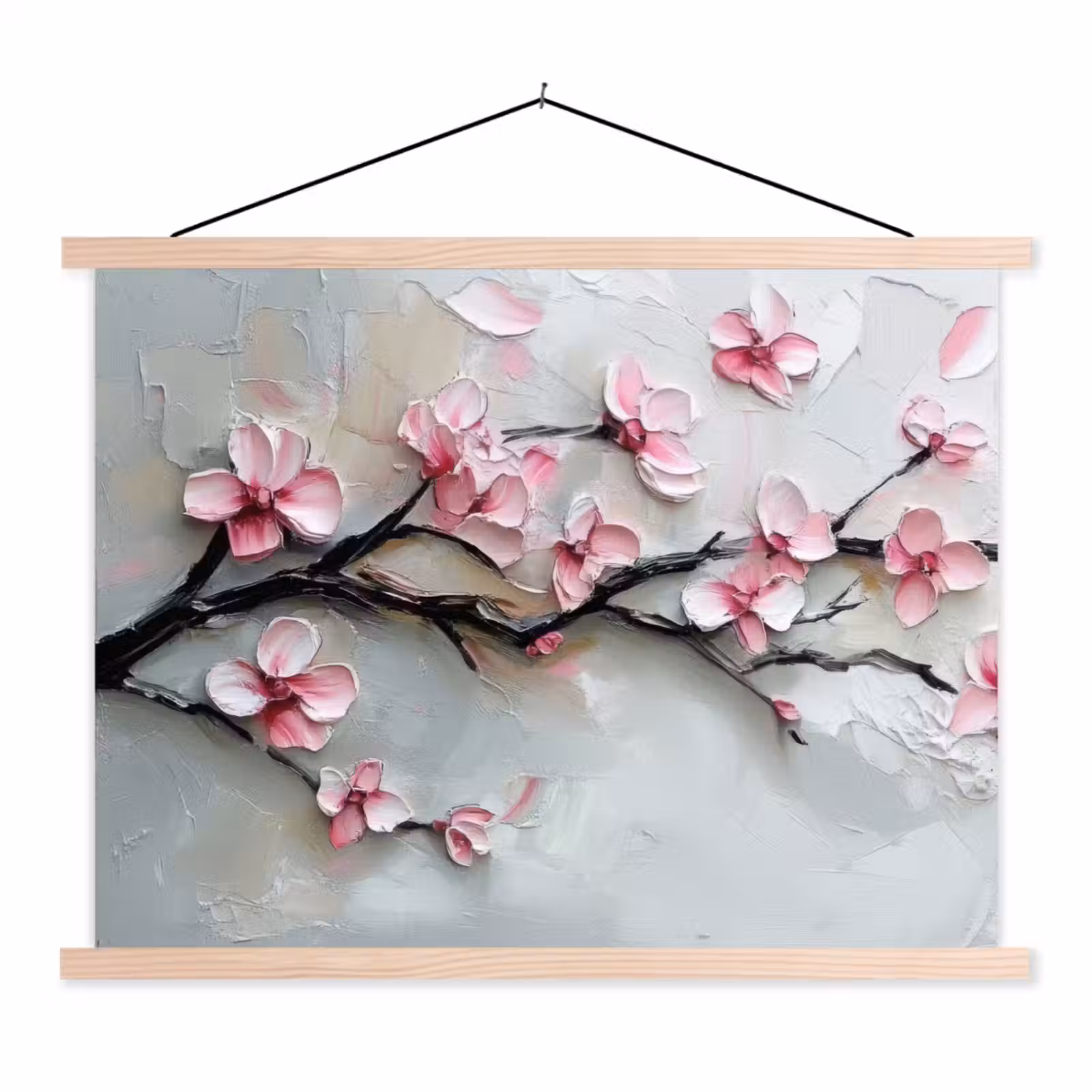 Schoolplaat - Bloesem - Kunstzinnig - Roze - Sakura — 1