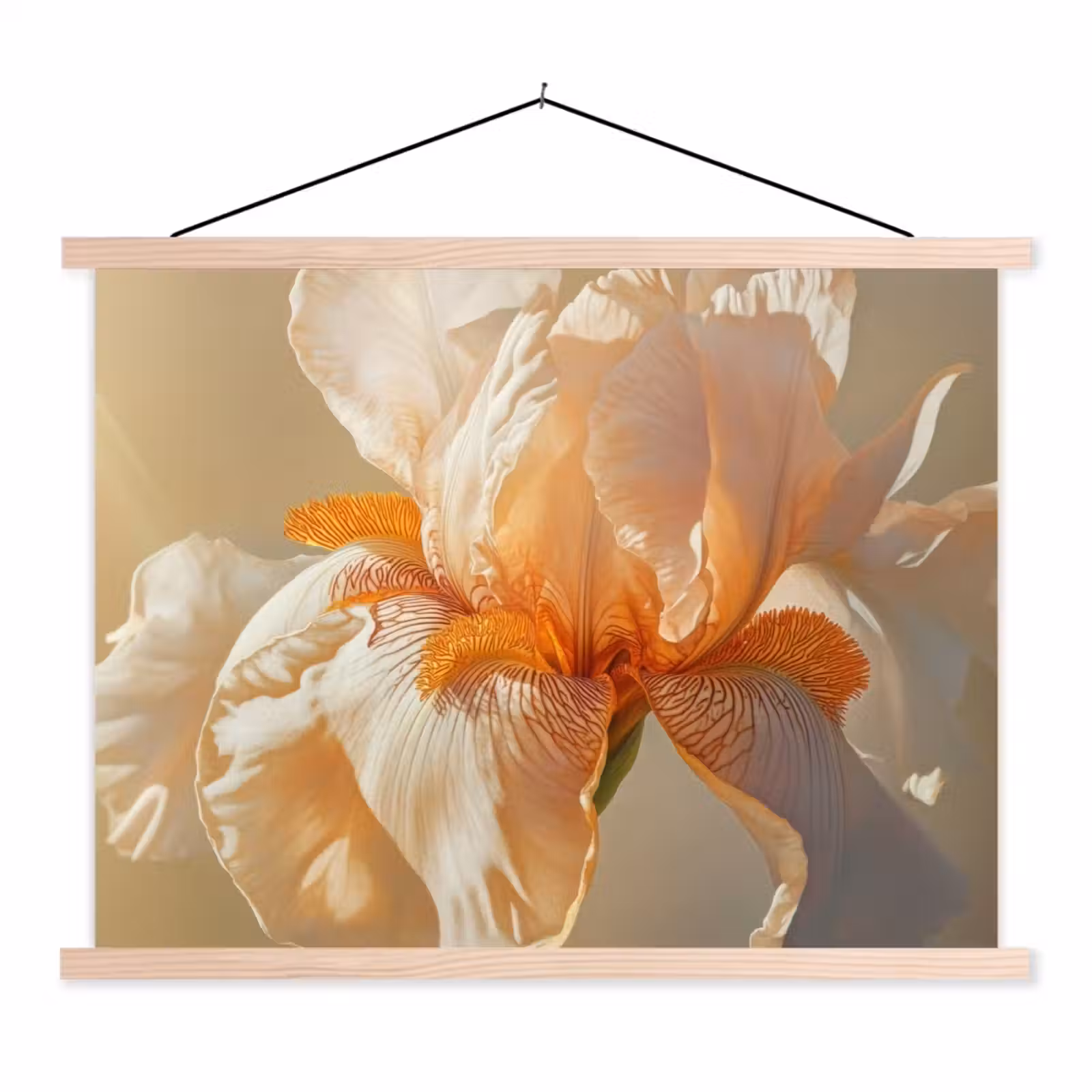 Schoolplaat - Close up - Oranje - Iris — 1
