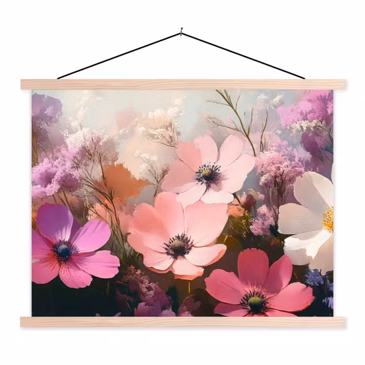 Schoolplaat - Bloemen - Kleurrijk - Bloei — 1