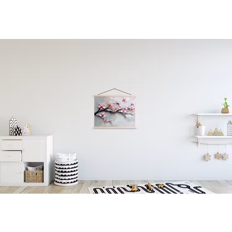 Schoolplaat - Bloesem - Kunstzinnig - Roze - Sakura — 3