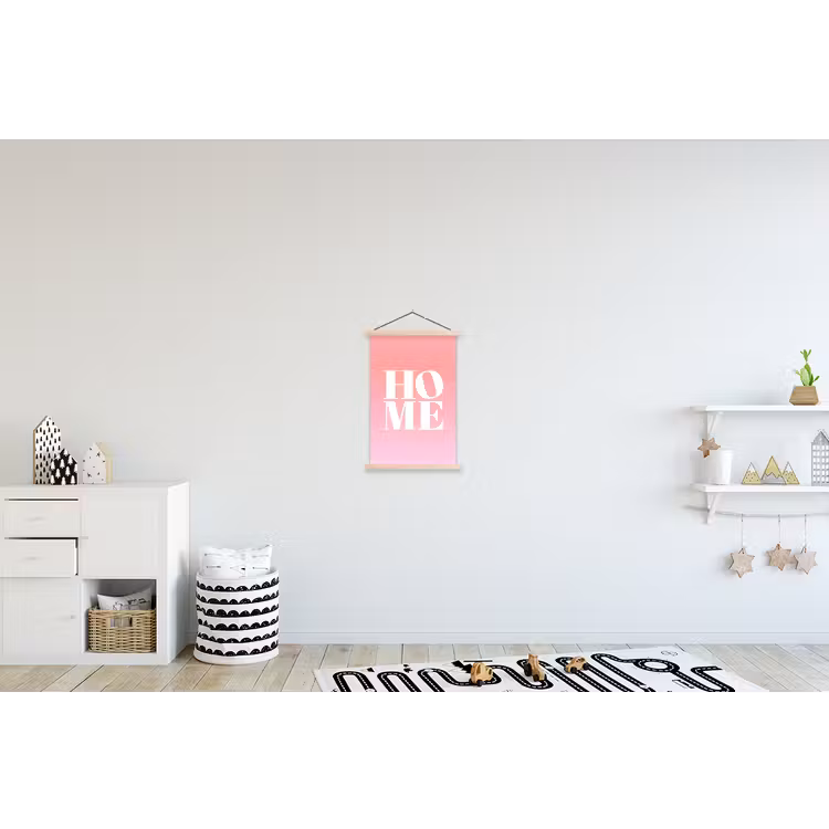 Schoolplaat - Home - Letters - Groot - Roze — 3
