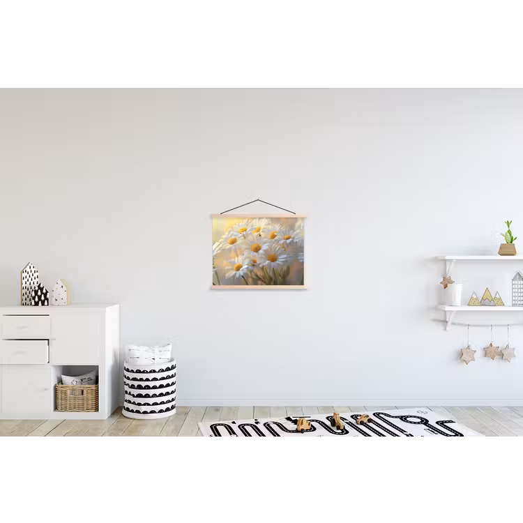 Schoolplaat - Madeliefjes - Wit - Zonlicht — 3
